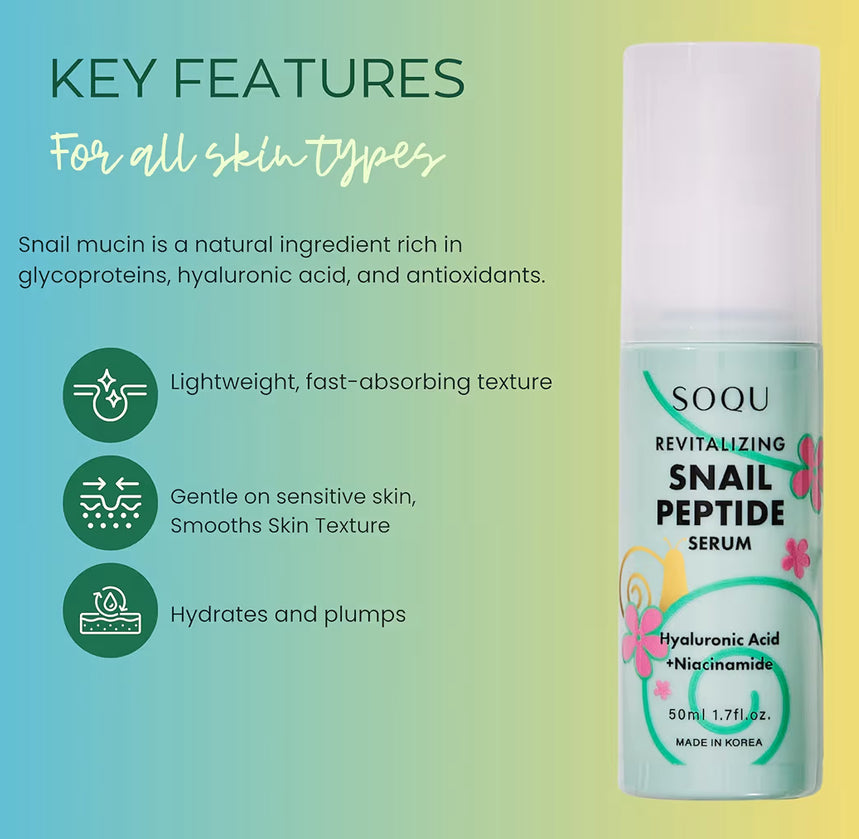 Revitalizante snail pectide serum.